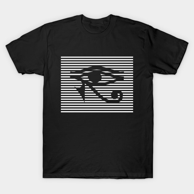 ancient egyptian symbol udjat T-Shirt by In_Design_We_Trust